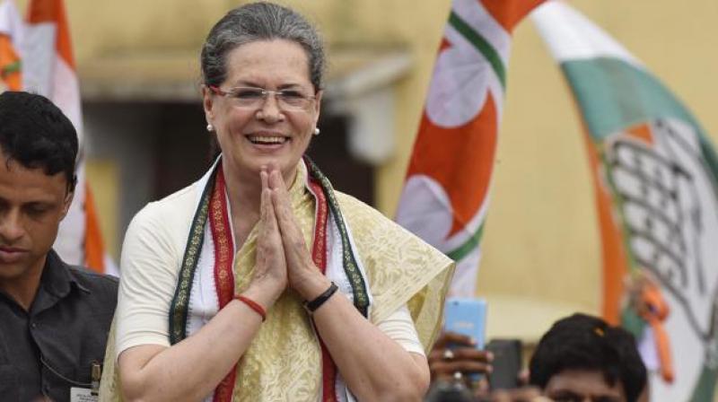 Congress leader Sonia Gandhi