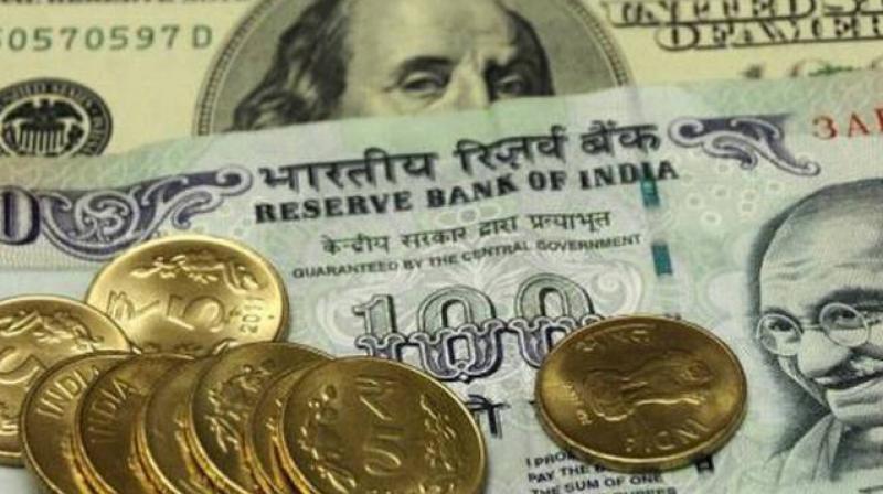 Rupee gains 6 paise against dollar Rupee gains 6 paise against dollar