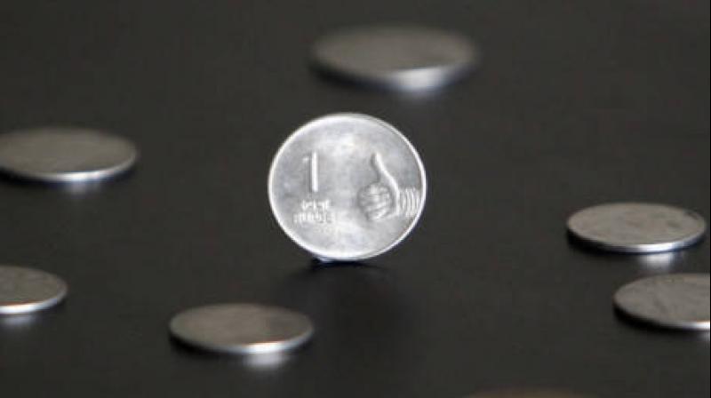 Rupee pares gains, drops 15 paise against US dollar