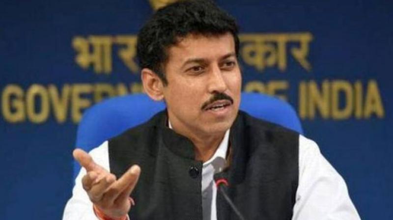 Sports minister Rajyavardhan Singh Rathore Sports minister Rajyavardhan Singh Rathore