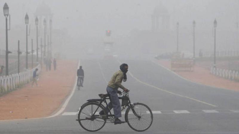 Delhiites woke up to a cold morning Delhiites woke up to a cold morning