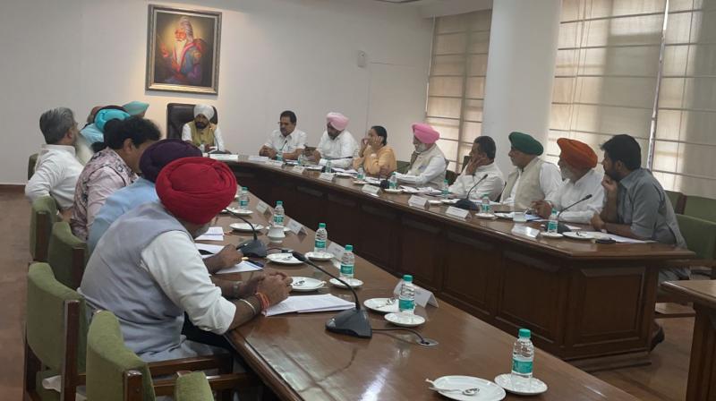 First cabinet meeting under CM Charanjit Channi First cabinet meeting under CM Charanjit Channi