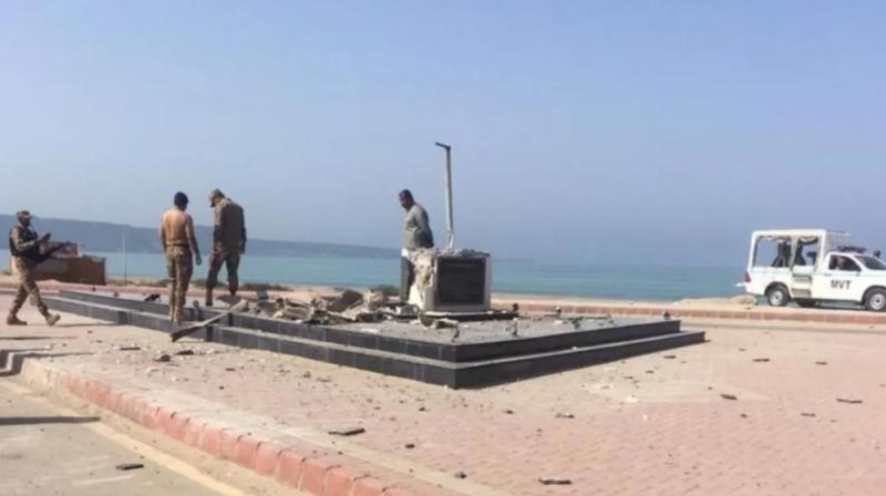 Jinnah's statue destroyed in blast in Pakistan's Balochistan - BLA claims responsibility Jinnah's statue destroyed in blast in Pakistan's Balochistan - BLA claims responsibility
