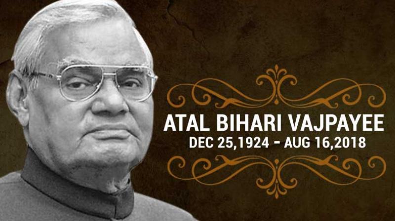 2-minute silence observed as a mark of respect to former Prime Minister Atal Bihari Vajpayee
