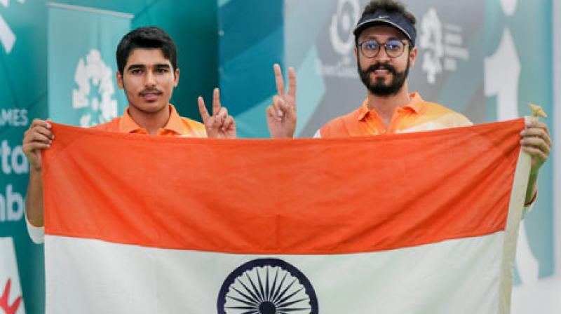 Saurabh Chaudhary clinched India's first shooting gold of the 18th Asian Games Saurabh Chaudhary clinched India's first shooting gold of the 18th Asian Games
