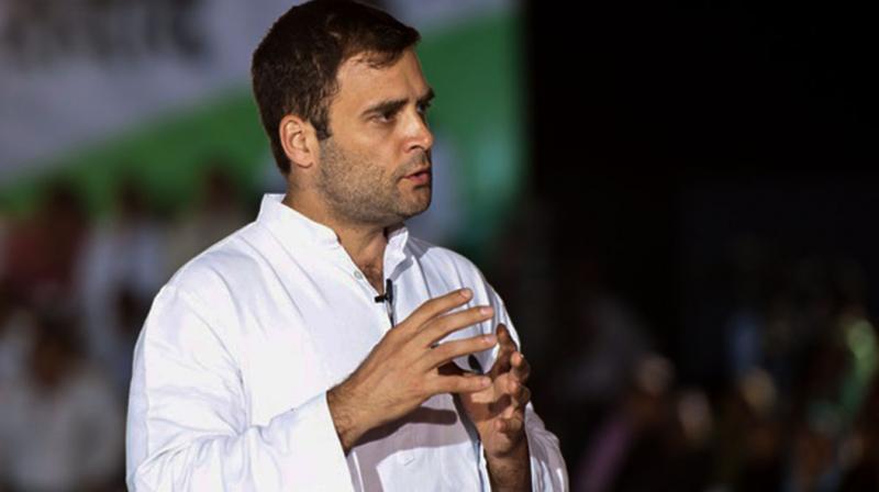 Congress president Rahul Gandhi Congress president Rahul Gandhi