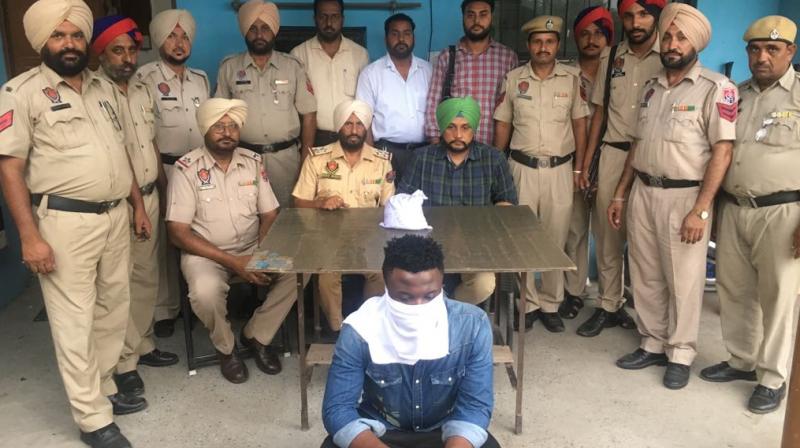Nigerian Drug Smuggler Arrested By Punjab Police Nigerian Drug Smuggler Arrested By Punjab Police