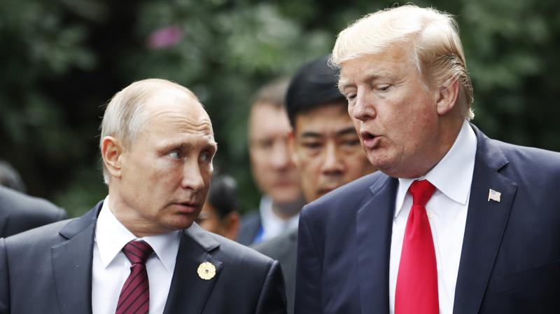 Russian President Vladimir Putin & US President Donald Trump Russian President Vladimir Putin & US President Donald Trump