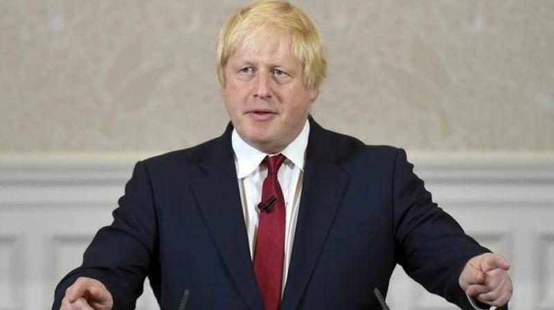 British Foreign Secretary Boris Johnson