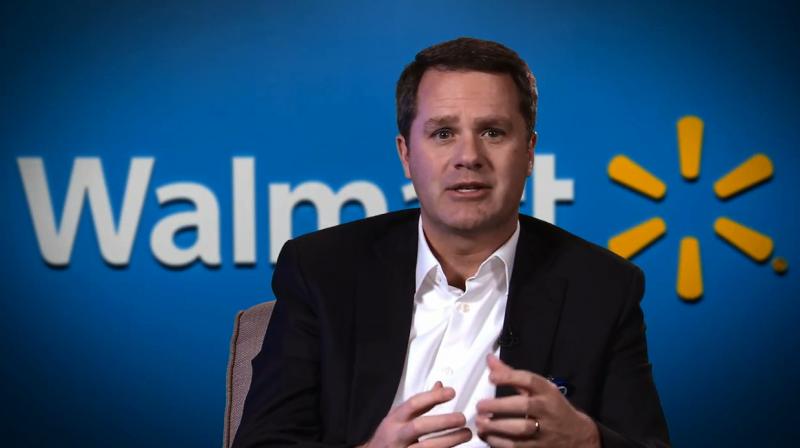 Walmart chief executive Doug McMillon Walmart chief executive Doug McMillon