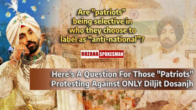 Is Diljit Dosanjh Being Targeted Just Because of His Turban? Here's A Question To "Patriots" Is Diljit Dosanjh Being Targeted Just Because of His Turban? Here's A Question To "Patriots"
