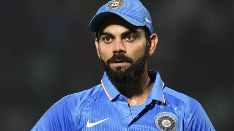 Indian cricket captain Virat Kohli