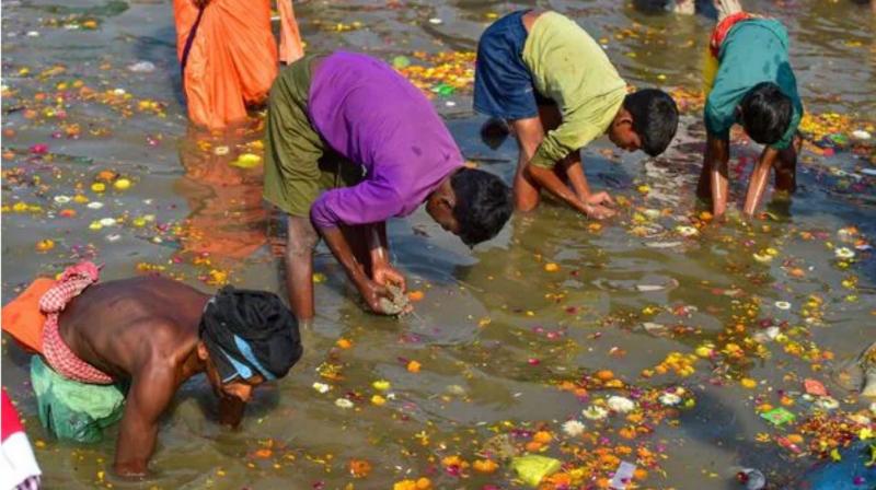 Govt data: Ganga water at Sangam unsafe for bathing due to high BOD levels Govt data: Ganga water at Sangam unsafe for bathing due to high BOD levels