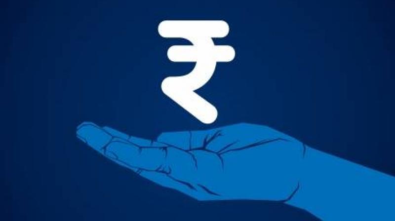 Rupee rises 46 paise