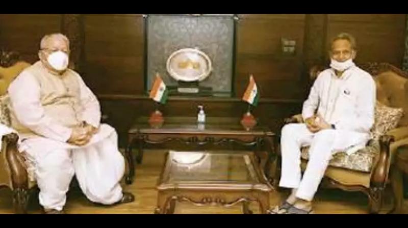 Ashok Gehlot and Kalraj Mishra Ashok Gehlot and Kalraj Mishra