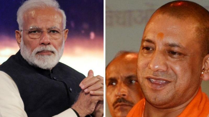 Narendra Modi and Yogi Adityanath Narendra Modi and Yogi Adityanath