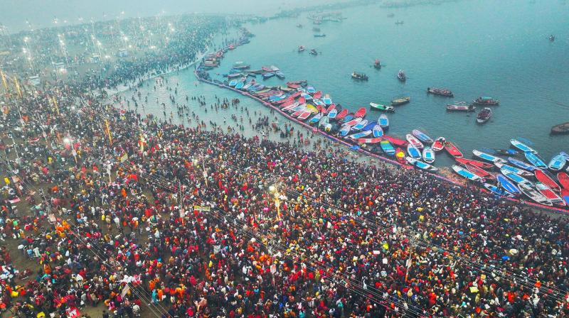 Millions converge at Sangam for historic Mahakumbh 2025: over 1 crore devotees take holy dip on day 1 Millions converge at Sangam for historic Mahakumbh 2025: over 1 crore devotees take holy dip on day 1