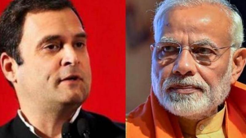 Rahul Gandhi and Narendra Modi Rahul Gandhi and Narendra Modi