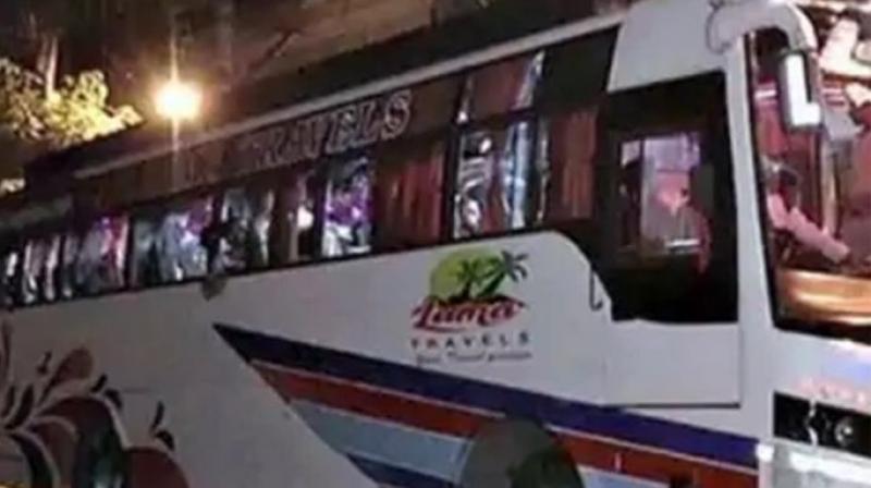 Bus hijacked Bus hijacked