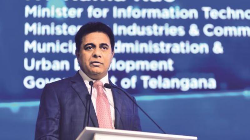 Telangana Minister for IT and Industries, KT Rama Rao