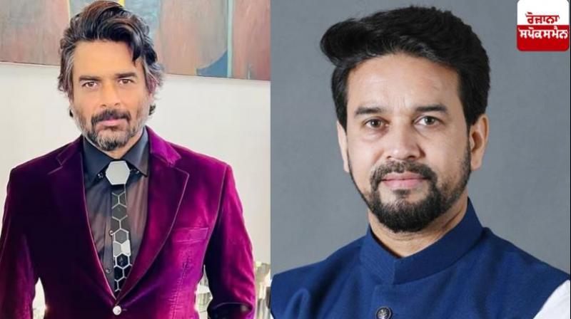 R. Madhavan and Anurag Thakur R. Madhavan and Anurag Thakur