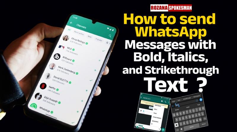 WhatsApp Text Formatting