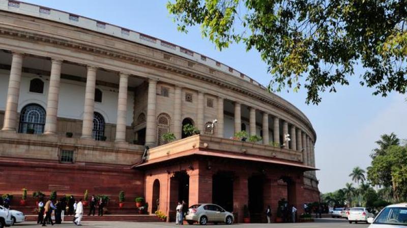 Lok Sabha was adjourned briefly today