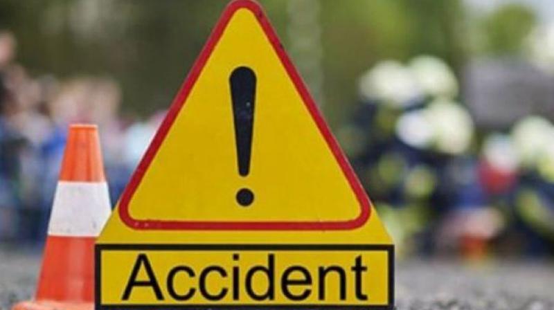 Road accident in Pak