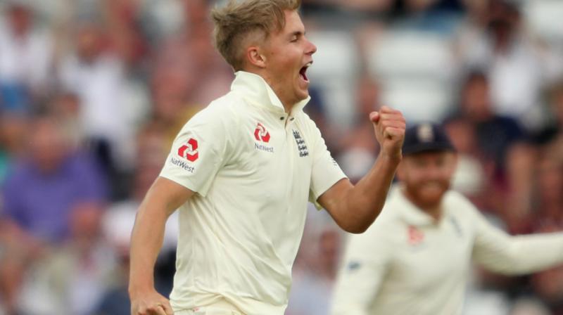 Rookie England pacer Sam Curran