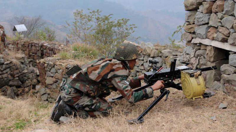 Pak opens fire at forward posts