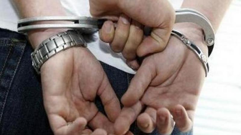 A man was arrested today A man was arrested today