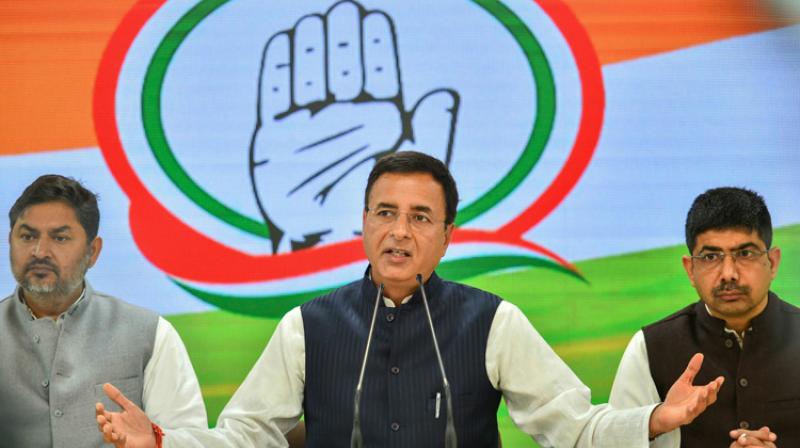 Congress spokesperson Randeep Surjewala Congress spokesperson Randeep Surjewala