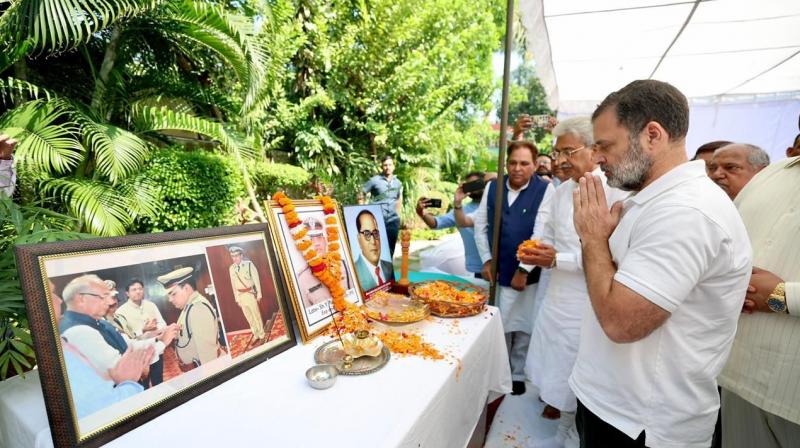 Y. Puran Kumar Suicide Case A Matter Of Respect Of Every Dalit Family In The Country: Rahul Gandhi (Image courtesy: ANI) Y. Puran Kumar Suicide Case A Matter Of Respect Of Every Dalit Family In The Country: Rahul Gandhi (Image courtesy: ANI)