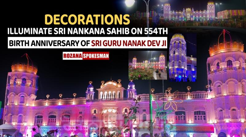 Gurpurab 2023 at Nankana Sahib: Decorations