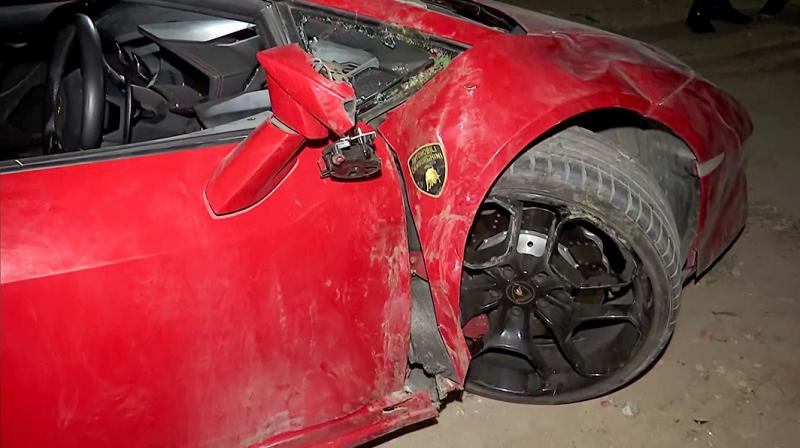 Initial Investigation into Lamborghini Crash; Car Speeding at 300 Kmph? Who is Mridul, the owner? (Image courtesy:India Today)