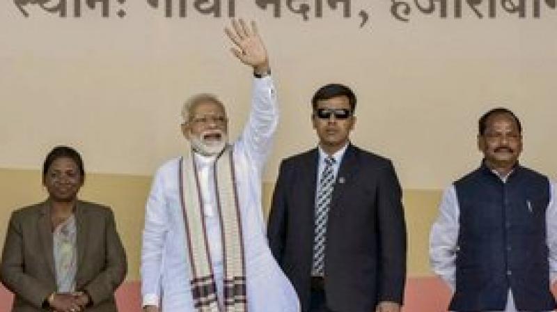 Centre working to uplift all sections of people in J'khand: PM Centre working to uplift all sections of people in J'khand: PM