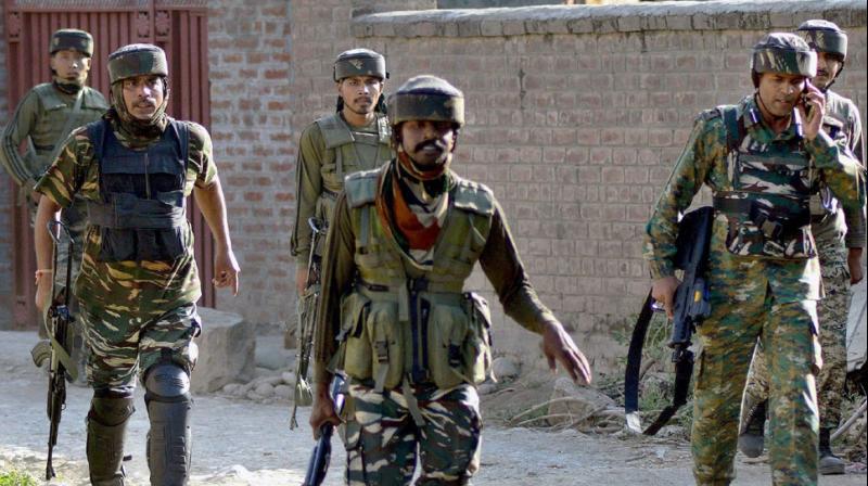 Four soldiers killed in encounter in J-K's Pulwama Four soldiers killed in encounter in J-K's Pulwama