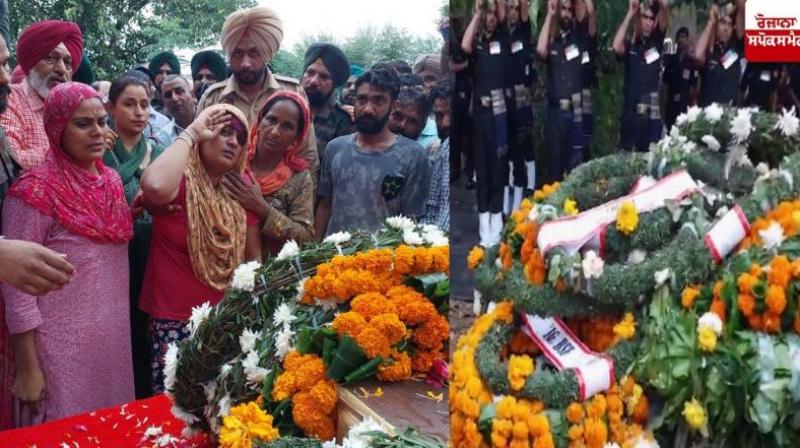Pardeep Singh Cremated with Military Honors