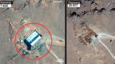 Satellite Images Confirm Initial Steps in India-China Disengagement at Depsang and Demchok
