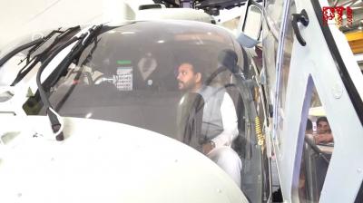 According to sources, Naidu joined the pilot in the cockpit, gaining firsthand insight into the aircraft's advanced systems and features before the takeoff from HAL's Bengaluru facility. File Photo.