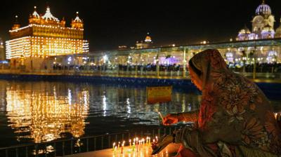 Deepmala at Golden Temple