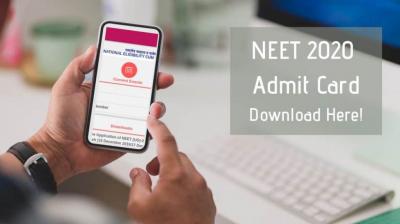 NEET admit card