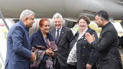 Vice President Jagdeep Dhankhar Reaches London