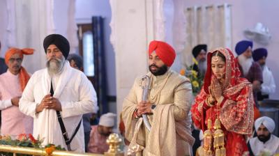 Cabinet Minister Harjot Bains and IPS Jyoti Yadav