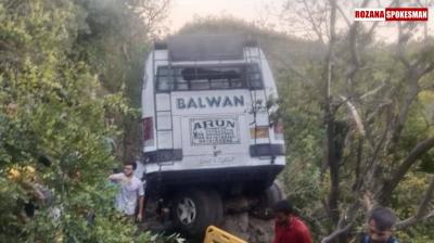 9 Pilgrims Killed As Bus Falls Into Gorge In Jammu And Kashmir After Terrorists Open Fire