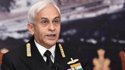 Chief of Naval Staff Admiral Sunil Lanba