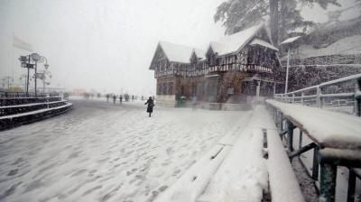 Snowfall in Shimla