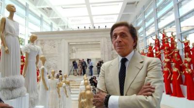 Hollywood stars such as Anne Hathaway were also present to honour the designer, who passed away at his Rome residence on Monday at the age of 93. File Photo.