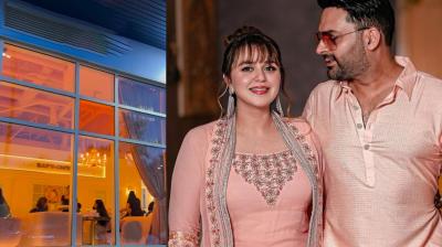 Kapil Sharma and Wife Ginni Chatrath Launch 'Kap's Cafe' in Surrey, Canada