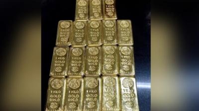 Seized Gold Bars 